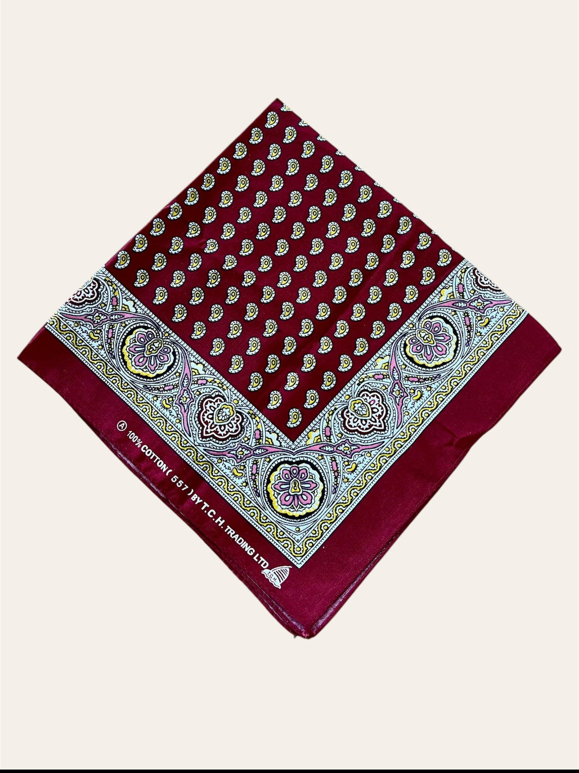Bandana vintage 100 % coton, sélectionné par Kombinaison – photo 10