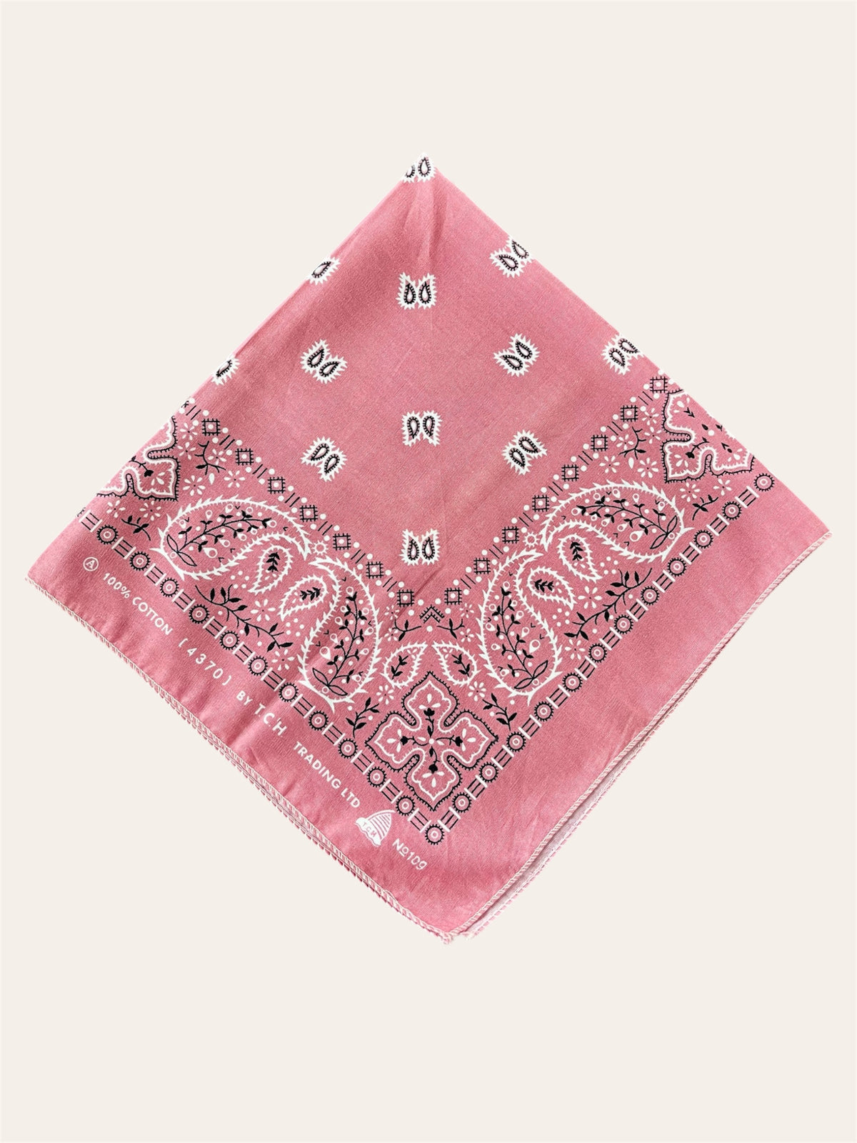 Bandana vintage 100 % coton, sélectionné par Kombinaison – photo 5