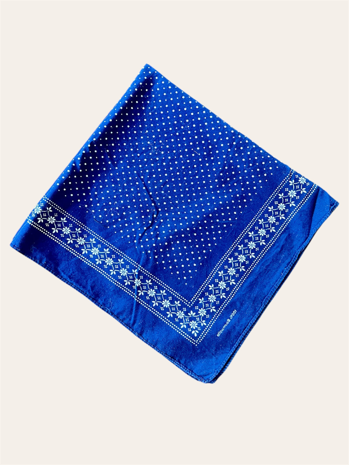 Bandana vintage 100 % coton, sélectionné par Kombinaison – photo 7