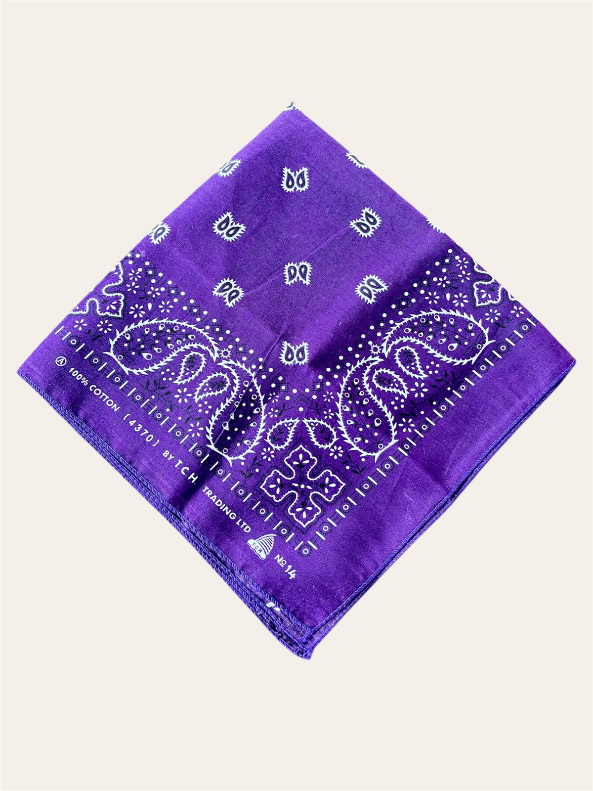 Bandana vintage 100 % coton, sélectionné par Kombinaison – photo 8