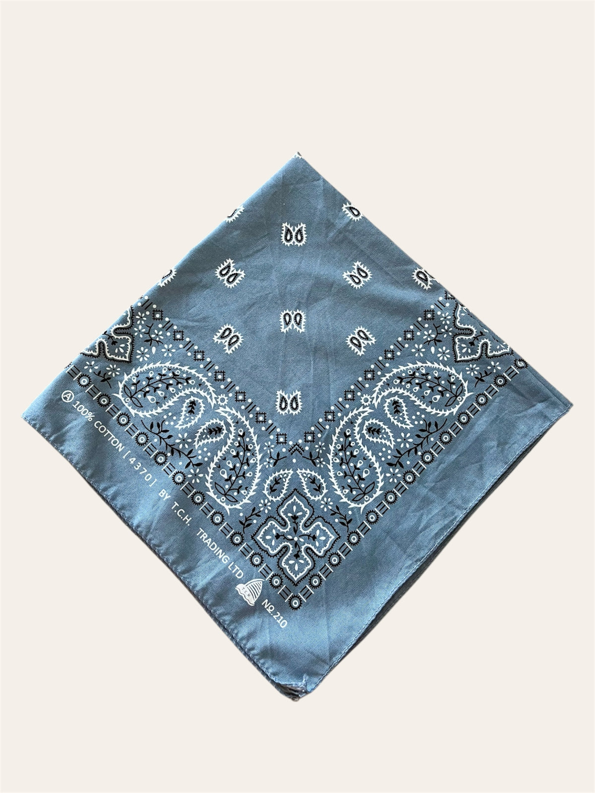 Bandana vintage 100 % coton, sélectionné par Kombinaison – photo 6