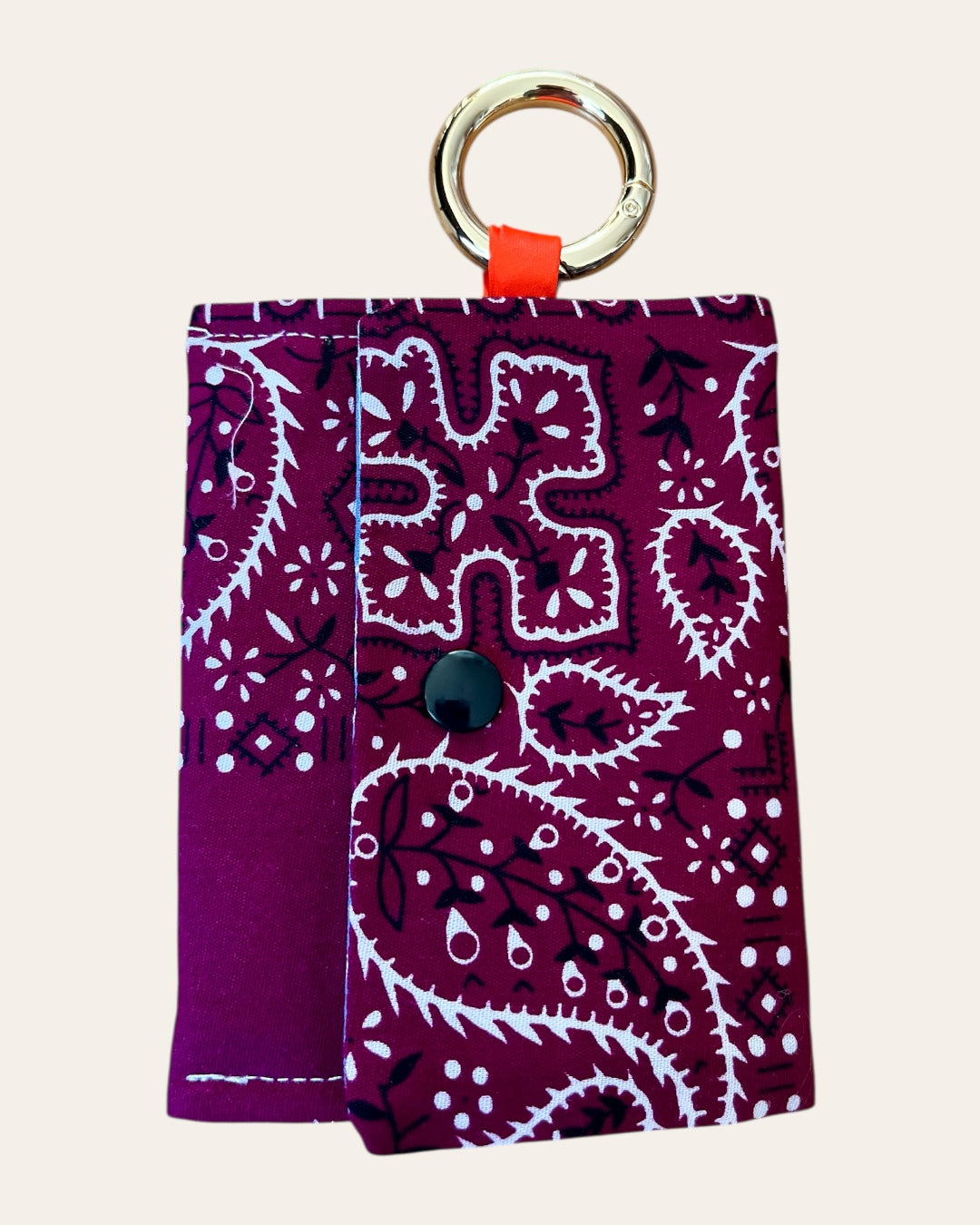 Mini pochette en bandana Kombinaison, fait main à Paris – photo 6