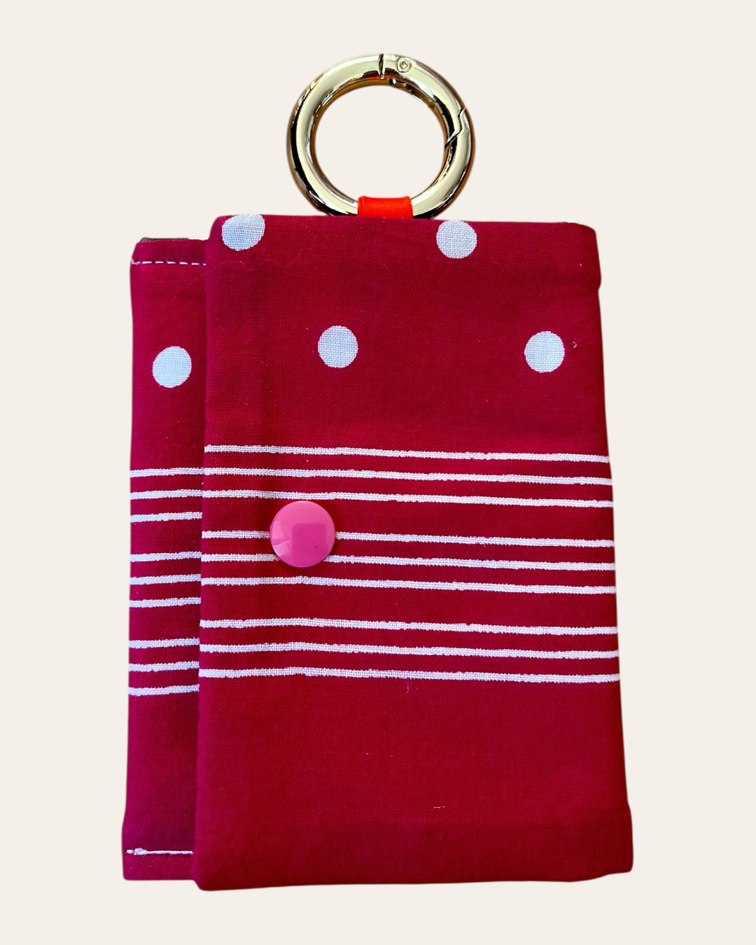 Mini pochette en bandana Kombinaison, fait main à Paris – photo 3