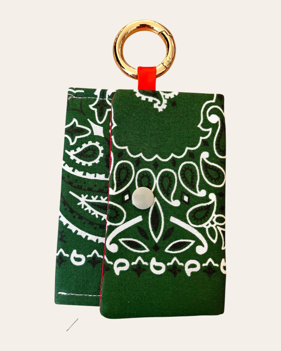 Mini pochette en bandana Kombinaison, fait main à Paris – photo 5