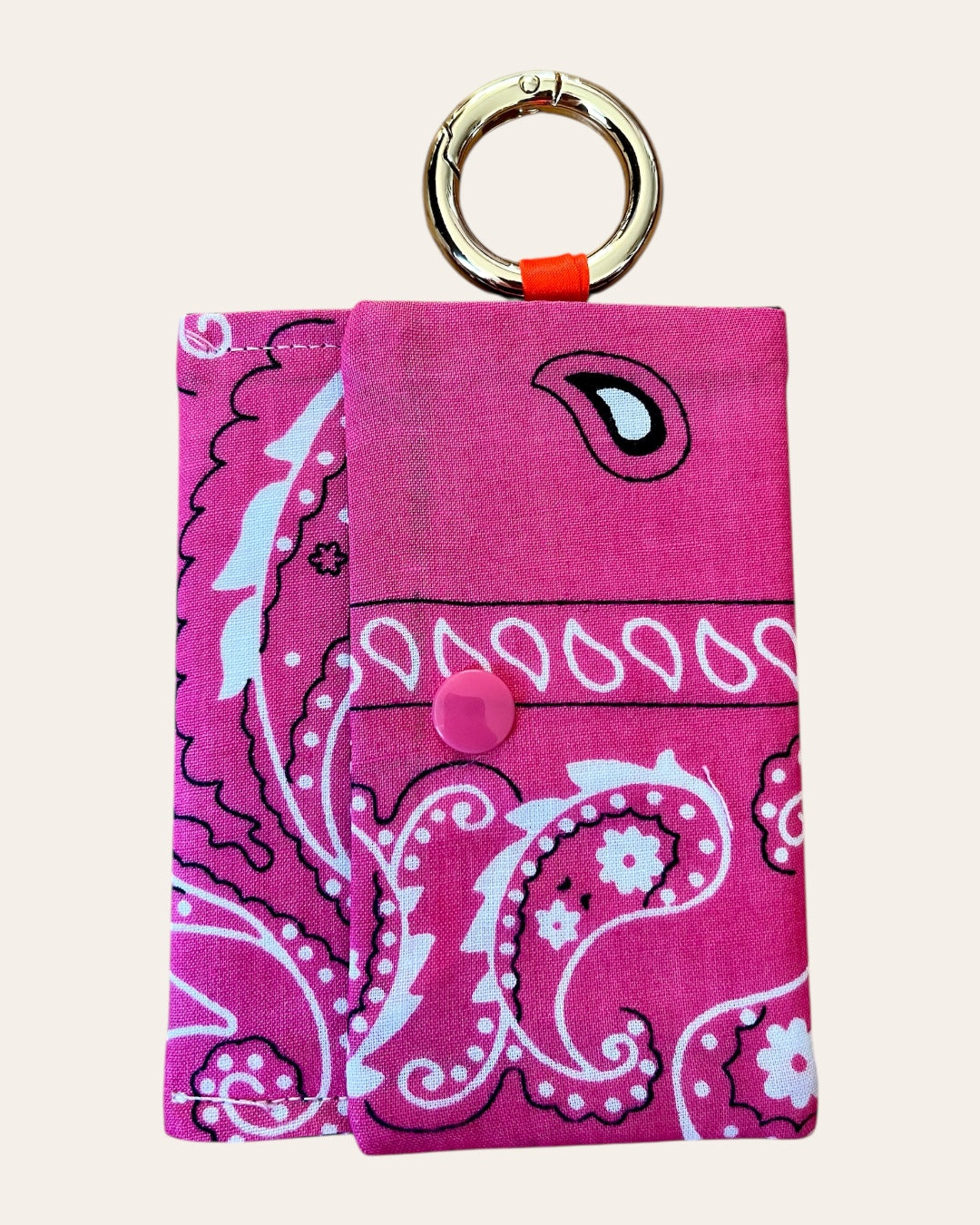 Mini pochette en bandana Kombinaison, fait main à Paris – photo 10