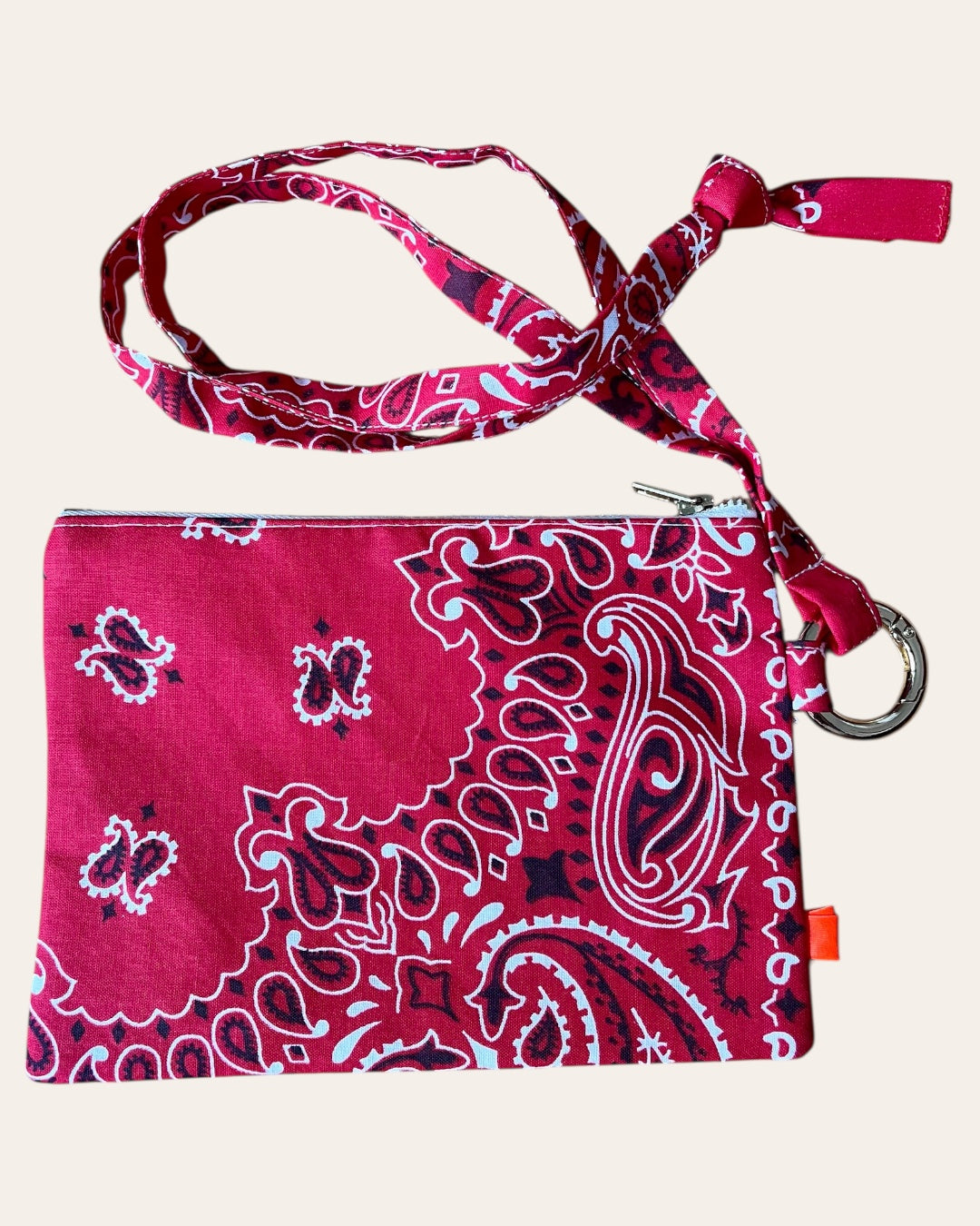 Pochette Klipette en bandana Kombinaison, fait main à Paris – photo 9