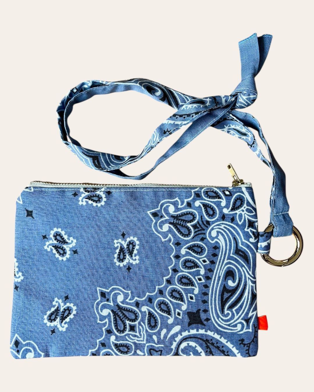 Pochette Klipette en bandana Kombinaison, fait main à Paris – photo 10