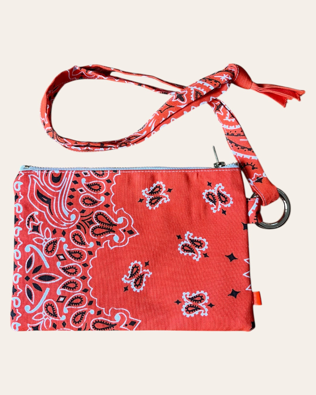 Pochette Klipette en bandana Kombinaison, fait main à Paris – photo 12