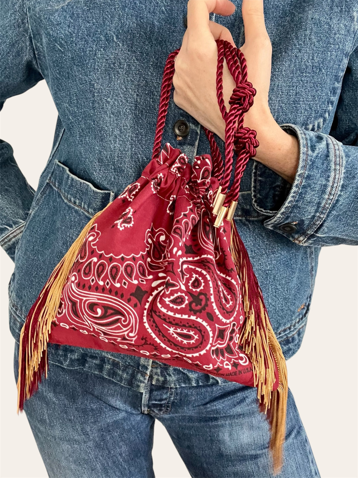 Mini pouch bag ♡ 10 cm fringe