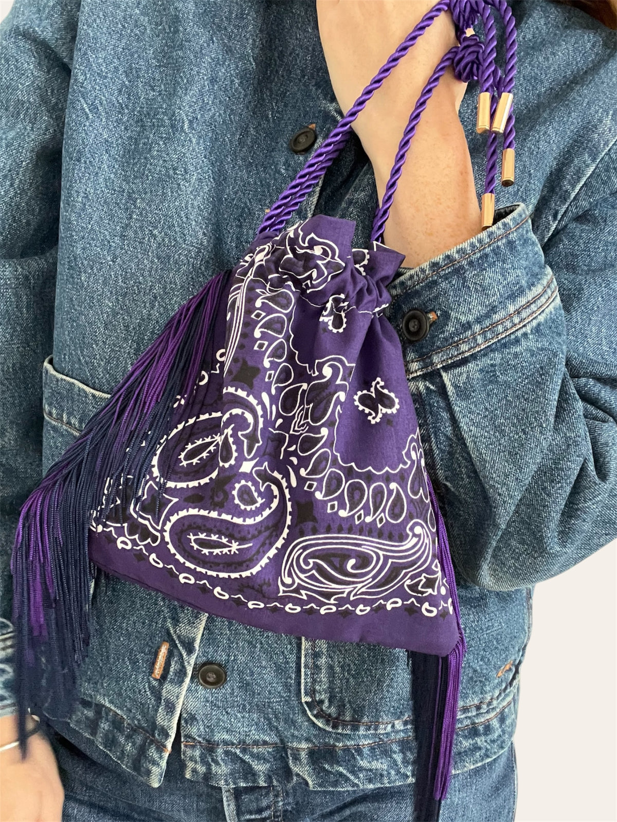 Mini pouch bag ♡ 10 cm fringe